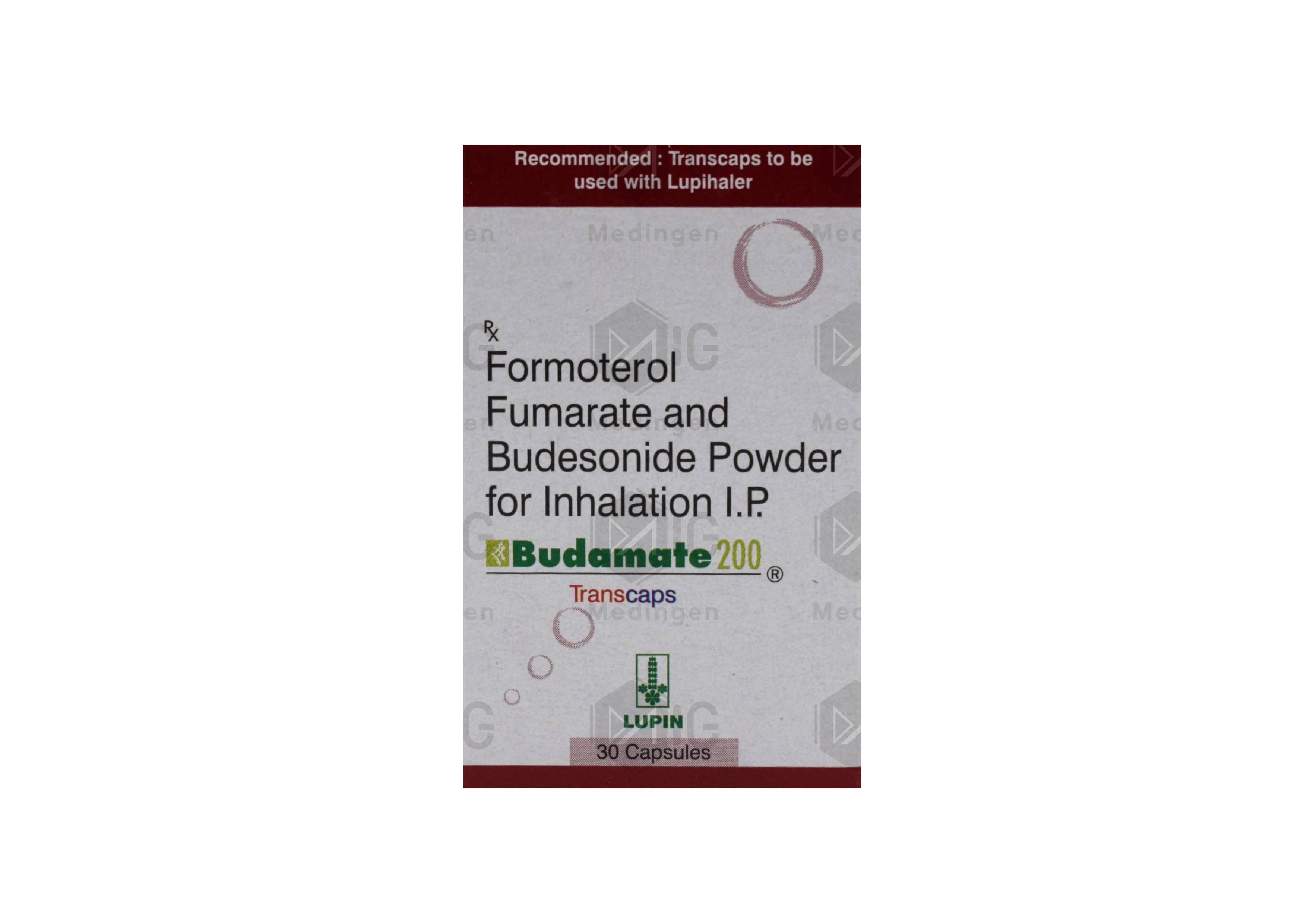 BUDAMATE 200MCG TRANS CAPS